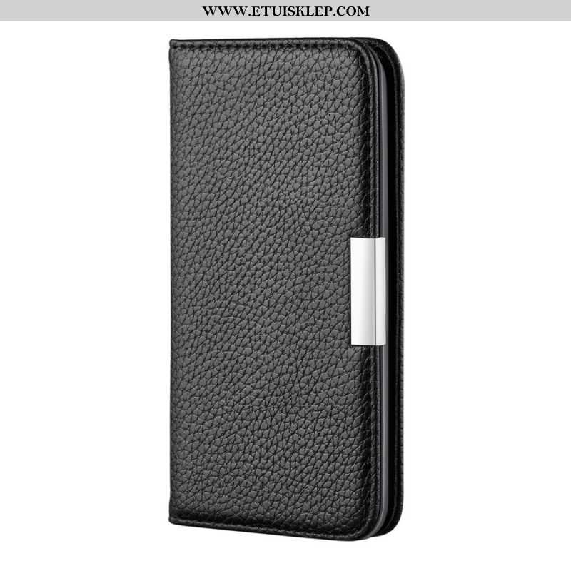 Etui Na Telefon do Xiaomi Redmi Note 10 Pro Etui Folio Liczi Ze Sztucznej Skóry Ultra Szykowny